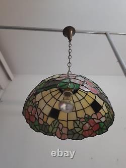 Lustre Liberty Tiffany Art Nouveau Vintage Chandelier Ø30cm