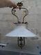 Lustre Suspension Lampe Lamp Vintage Gaz Art Nouveau Napoleon Decor Tetes
