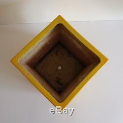 N2211 Cache-pot céramique terre cuite vernissée vintage art nouveau déco XXe PN