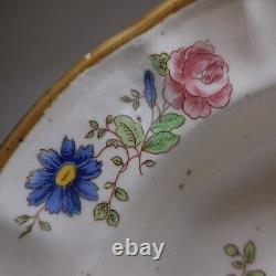 N23.321 assiette creuse vide-poche vintage art nouveau céramique faïence fleur