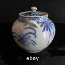 N2767 Théière céramique grès de Chine vintage art nouveau déco design XXe PN