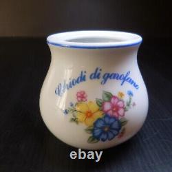 N9151 Poterie céramique porcelaine Chiodi di garofano vintage art nouveau Italie
