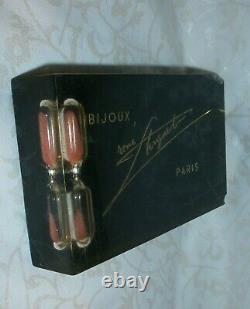 Publicitaire Ancien Vintage Antiquaire Bijoux Rene Longuet Paris Sablier Parfum