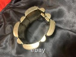 Rare Bracelet Manchette Femme Art Nouveau laiton ou bronze Vintage Tendance