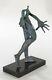 Salvador Dali Vintage Véritable Bronze Métal Femelle Moderne Surréaliste En Art