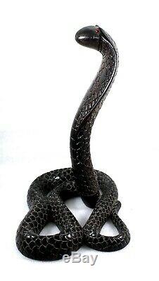 Serpent Statue Main Peint Fin Décoratifs Vintage de Collection Décor Maison Art