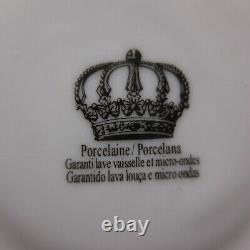 Soucoupe vide-poche porcelaine vintage Royal art nouveau table blanc N8811