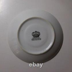 Soucoupe vide-poche porcelaine vintage Royal art nouveau table blanc N8811