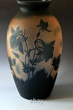 Vase En Verre Vintage Art Nouveau Style De Vianne