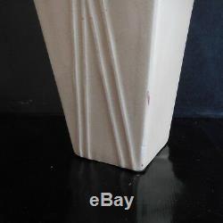 Vase céramique faïence vintage art nouveau déco design XXe PN France N2834
