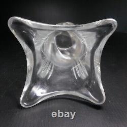 Vase cristal fait main vintage art nouveau manufacture Sèvres France N5720