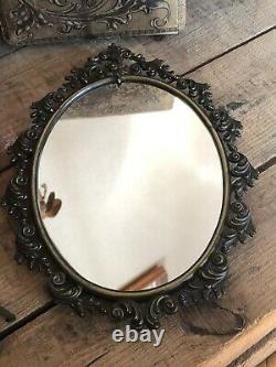 Vintage ART NOUVEAU Ancien MIROIR French Antique Mirror