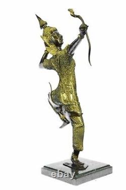 Vintage Bronze Hindou Dancer Déesse Statue Religieux 10 Rama Art Cadeau