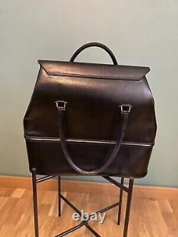 Vintage French handmade Leather Doctor Bag